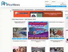 Tablet Screenshot of pics4news.com